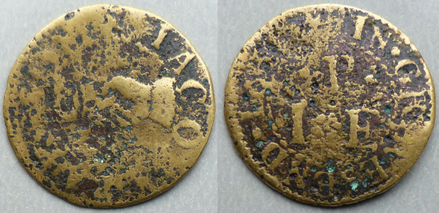 Gravesend, Jacob Parsson 1651 farthing N2583